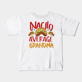 NACHO AVERAGE GRANDMA CINCO DE MAYO Kids T-Shirt